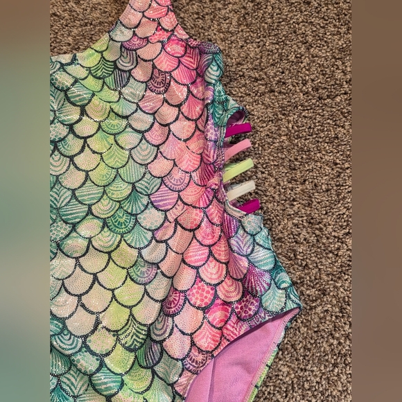 Wonderkids Mermaid One Piece Swimsuit Size 14plus - Picture 2 of 5